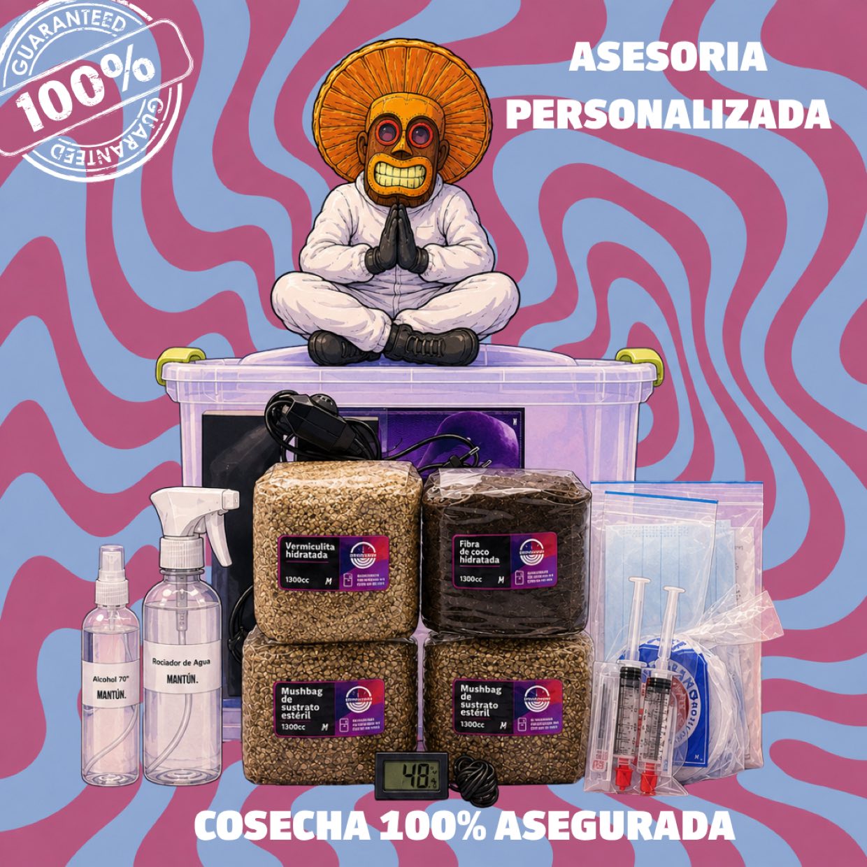 Kit Mantún - Cosecha en 50 días - Incluye garantía