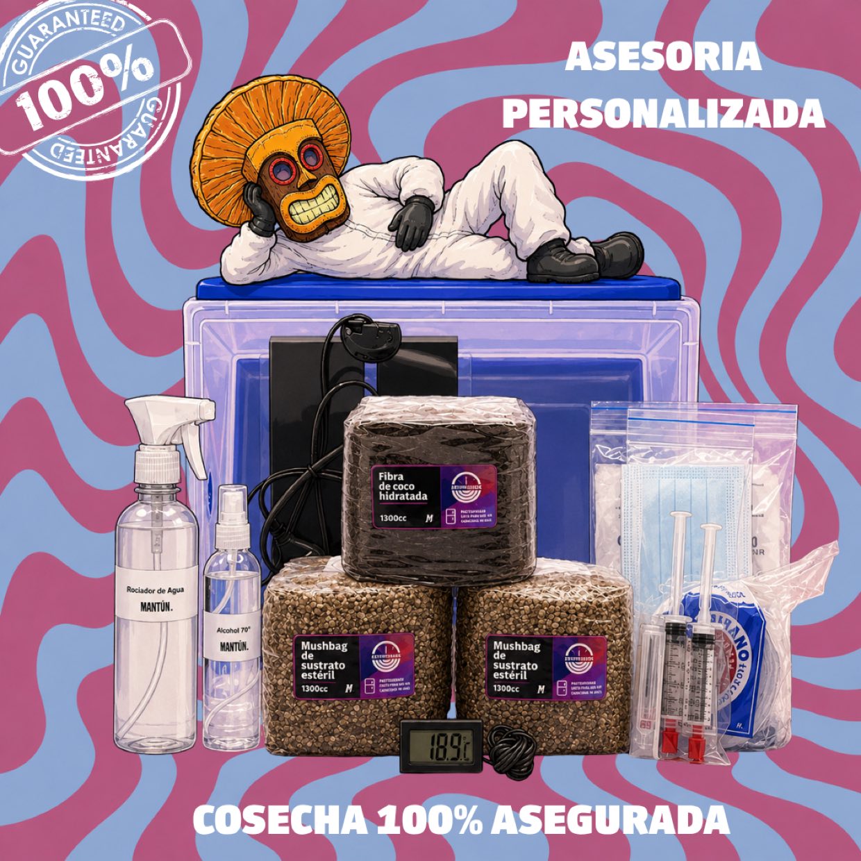 Kit Primordio - Cosecha en 50 días - Incluye garantía