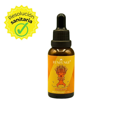 Extracto de Cordyceps FunFungi 30ml con sello de Resolución Sanitaria