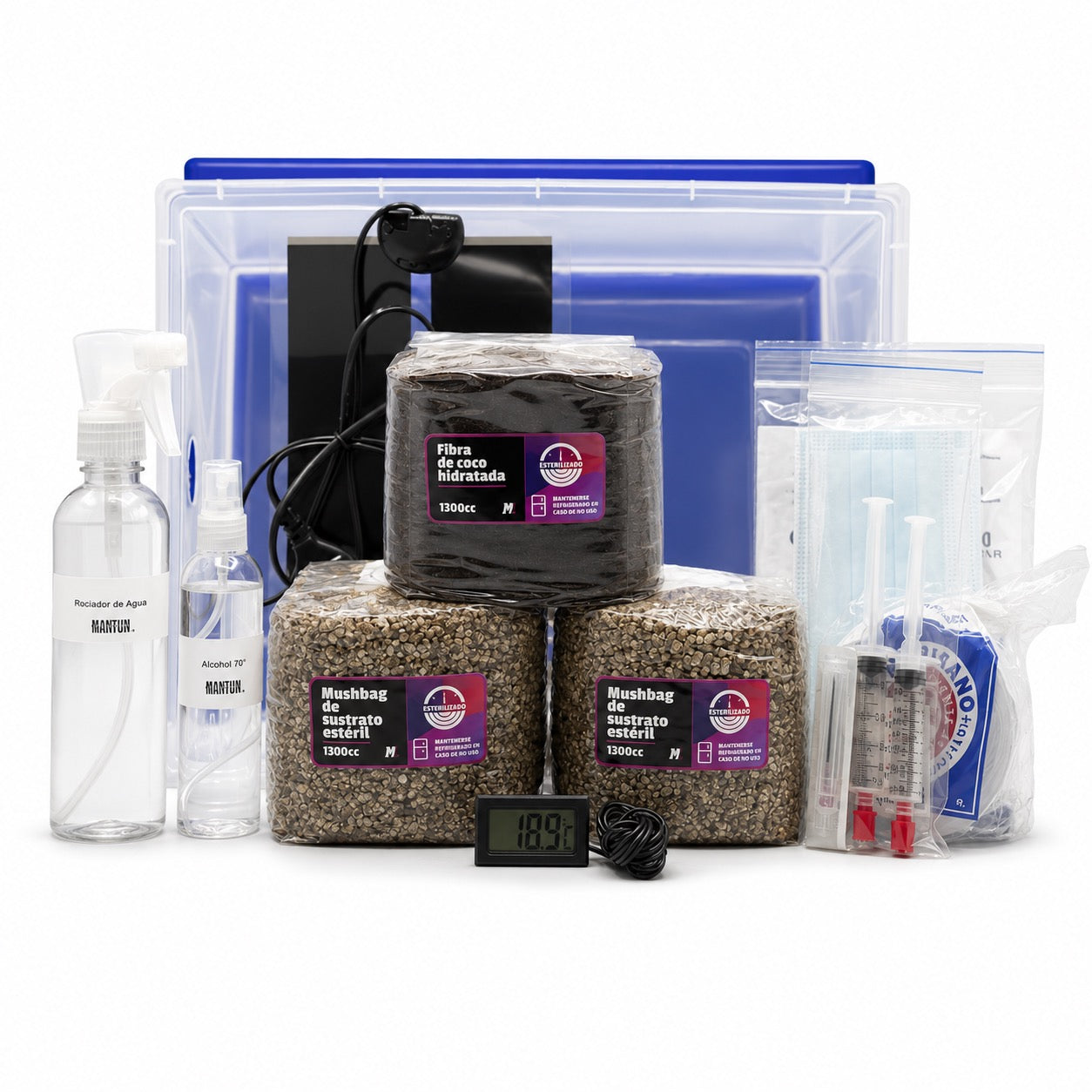 Kit de cultivo Primordio de Mantún