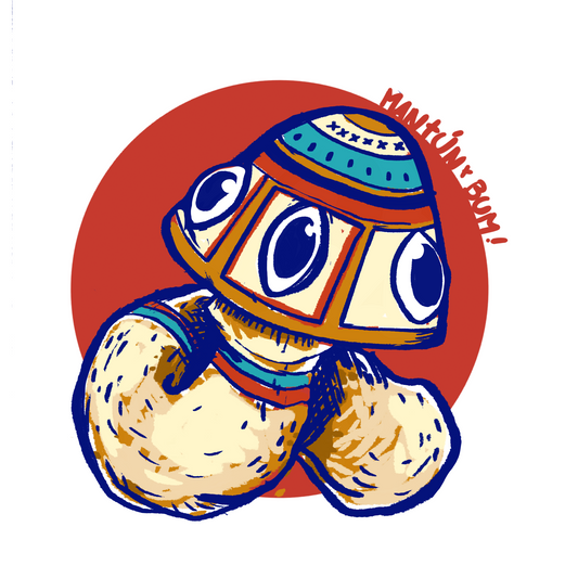 Ilustración cepa Psilocybe cubensis Huautla - cepa mexicana de Oaxaca - Esporas para microscopía Mantún