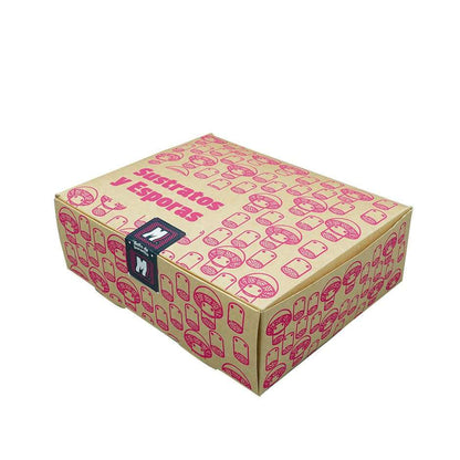 Caja de envío Mantún con sustratos y esporas lista para despacho