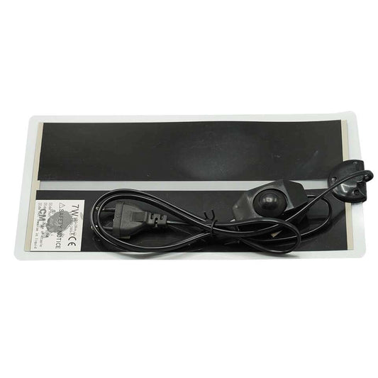 Manta calefactora 7W regulable Mantún extendida con cable y dimer - para incubación y fructificación de hongos