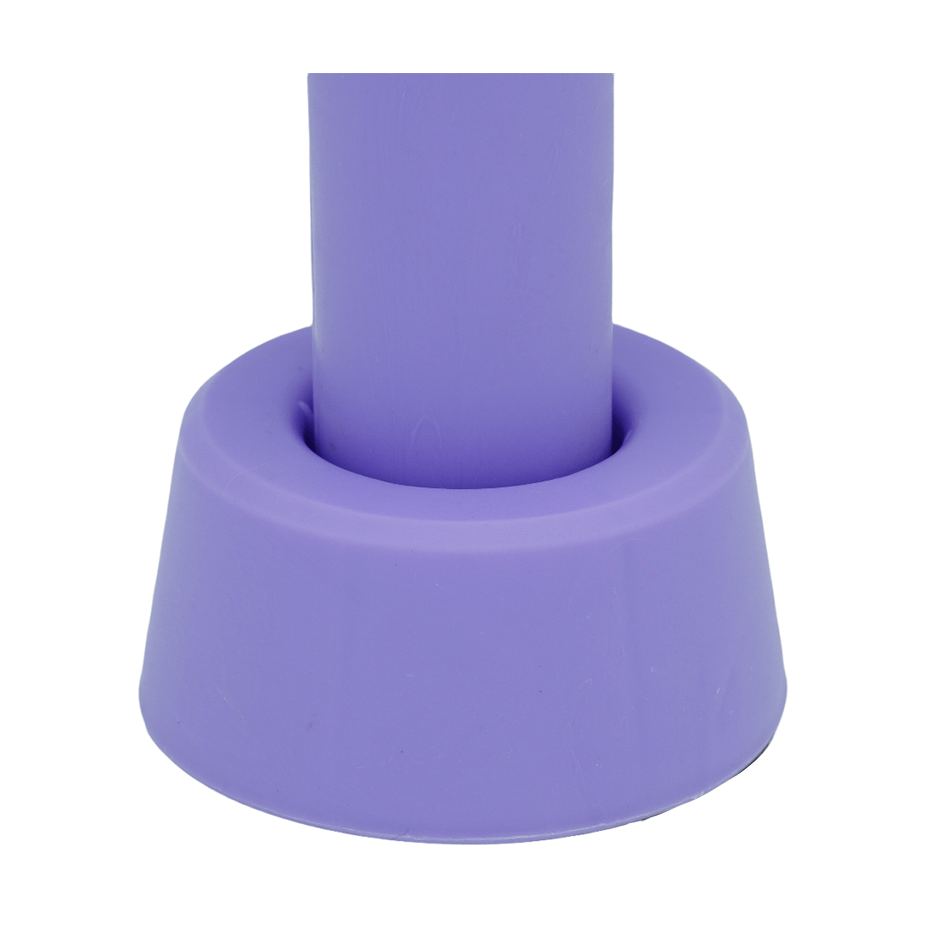 Ventilador de mano Mantún color lila - base de escritorio desmontable