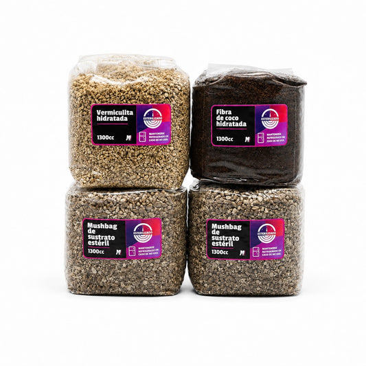 Pack de reposición Mantún con sustrato y grano para segunda cosecha